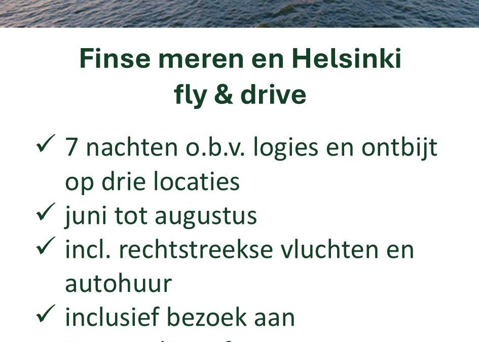Voigt Travel – Finland – fly-drive – Meren en Helsinki