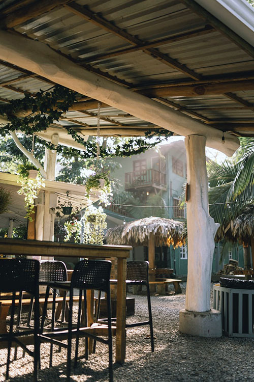 restaurantje in Costa Rica