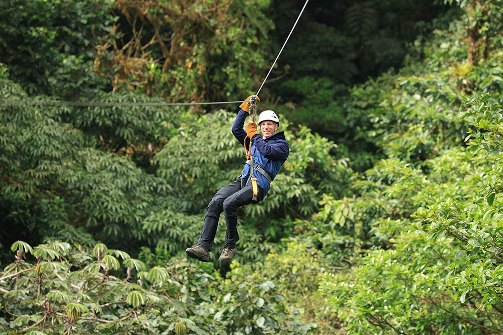 Ziplinen in Costa Rica
