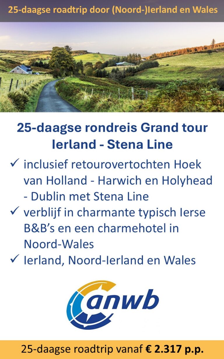 ANWB – Ierland en Wales – roadtrip