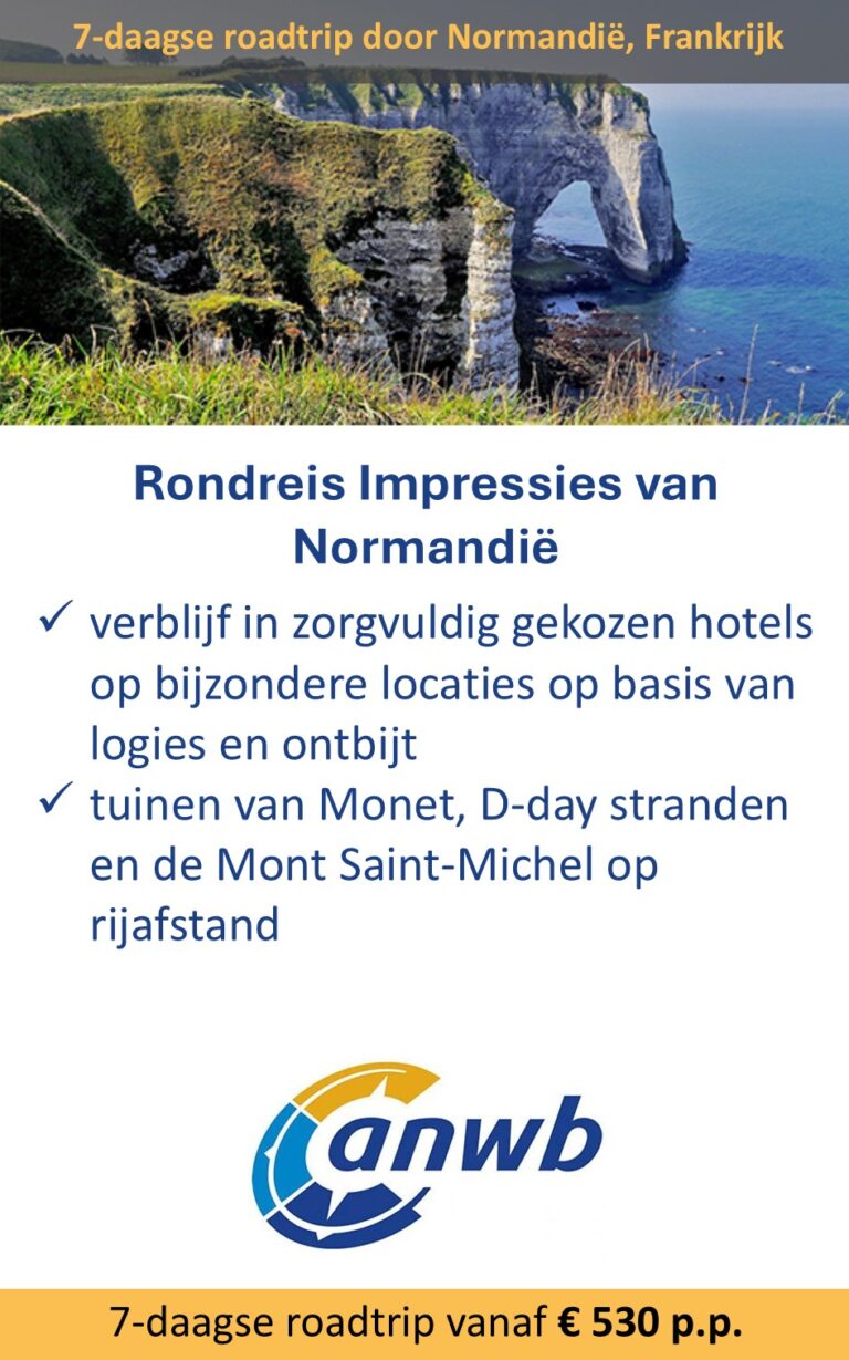 ANWB – Frankrijk – roadtrip – Normandië
