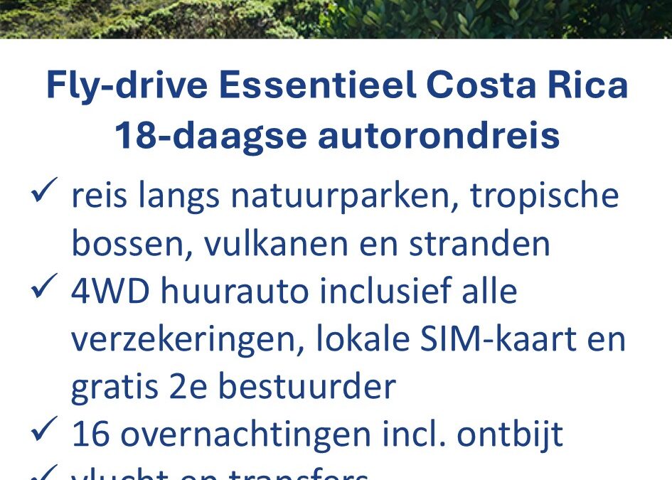 ANWB – Costa Rica – fly-drive