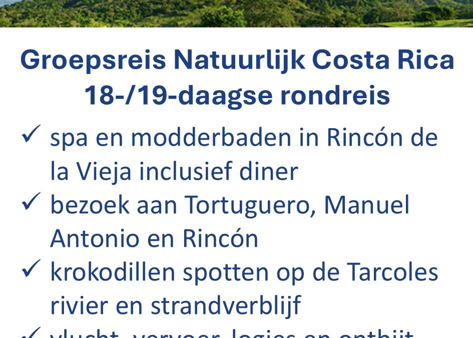 ANWB – Costa Rica – groepsrondreis