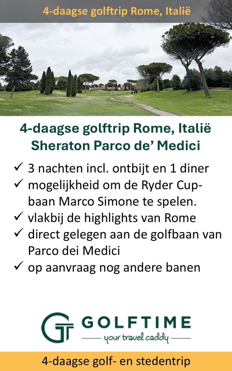 Golftime – Italië – golftrip – Rome
