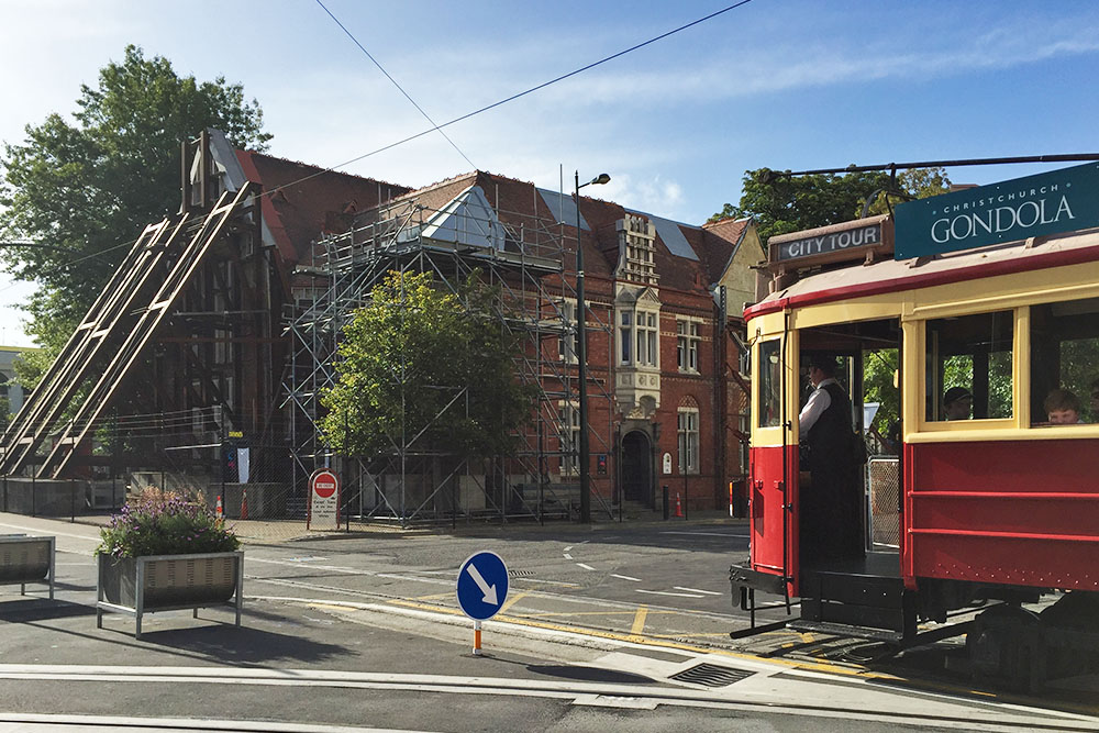 Herstelwerkzaamheden in Christchurch
