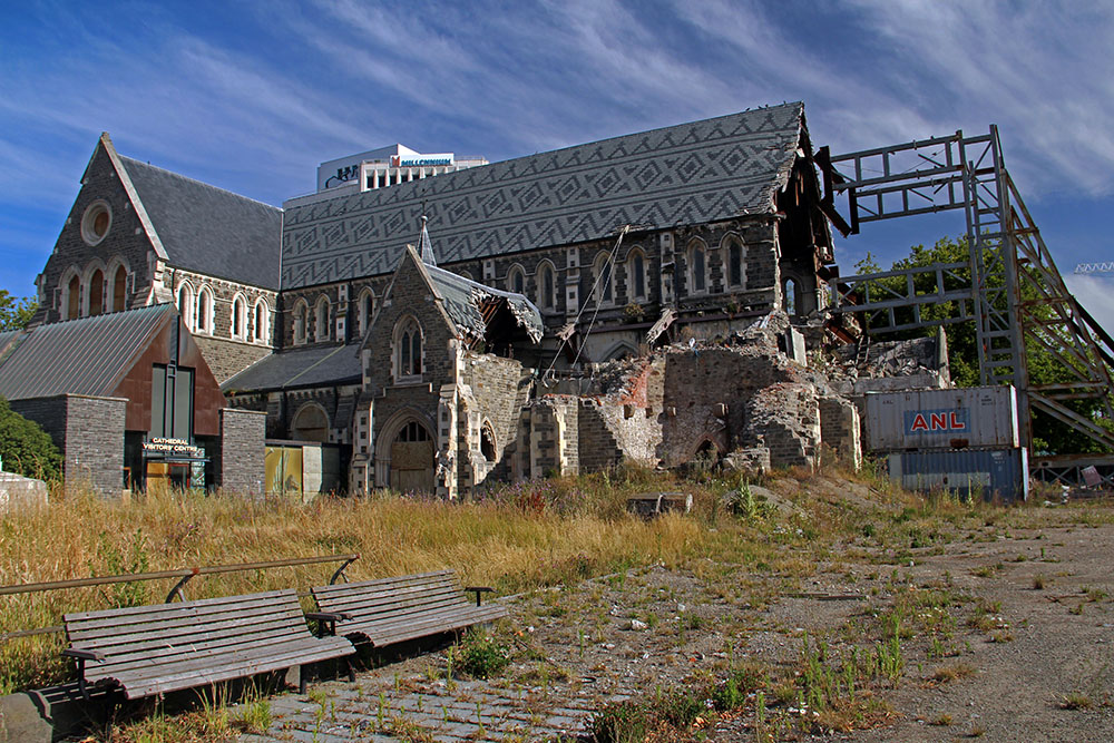 Ruïne van de kathedraal van Christchurch