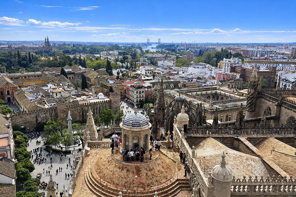 Uitzicht vanaf de Giralda