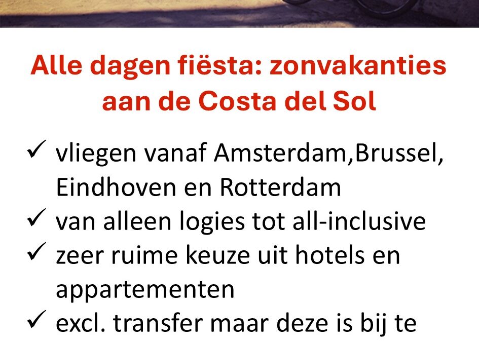 Corendon – Costa del Sol – zonvakanties