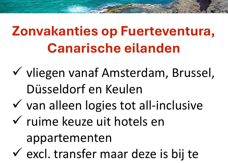 Corendon – Fuerteventura – zonvakanties