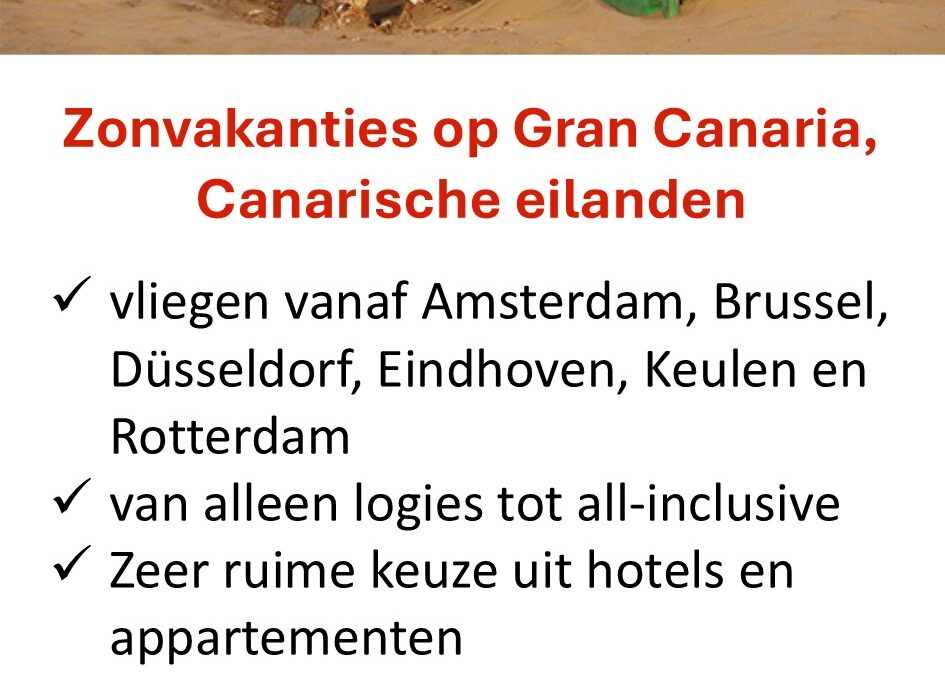 Corendon – Gran Canaria – zonvakanties