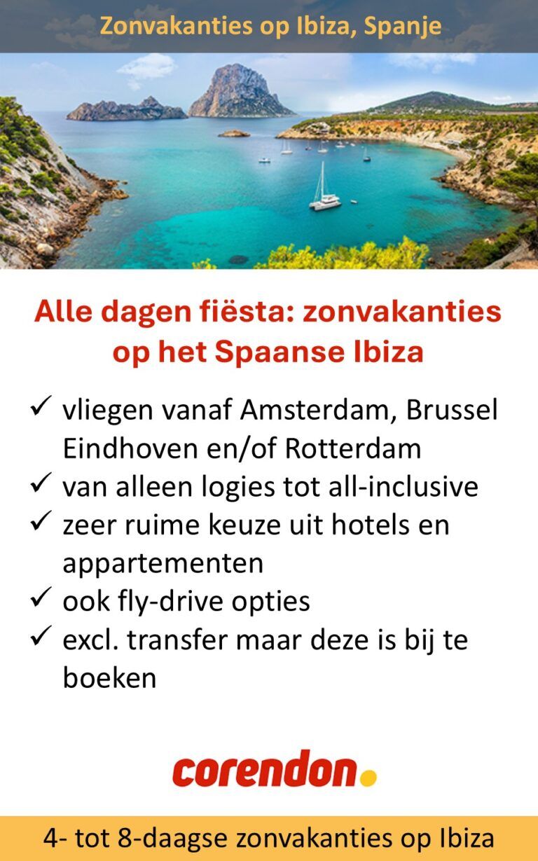 Corendon – Ibiza – zonvakanties