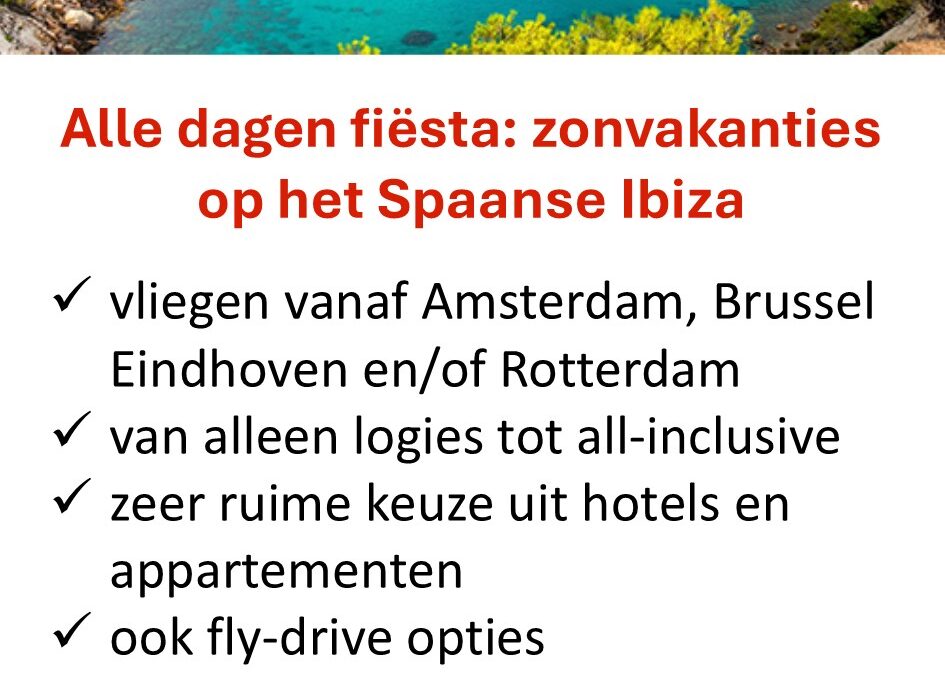 Corendon – Ibiza – zonvakanties