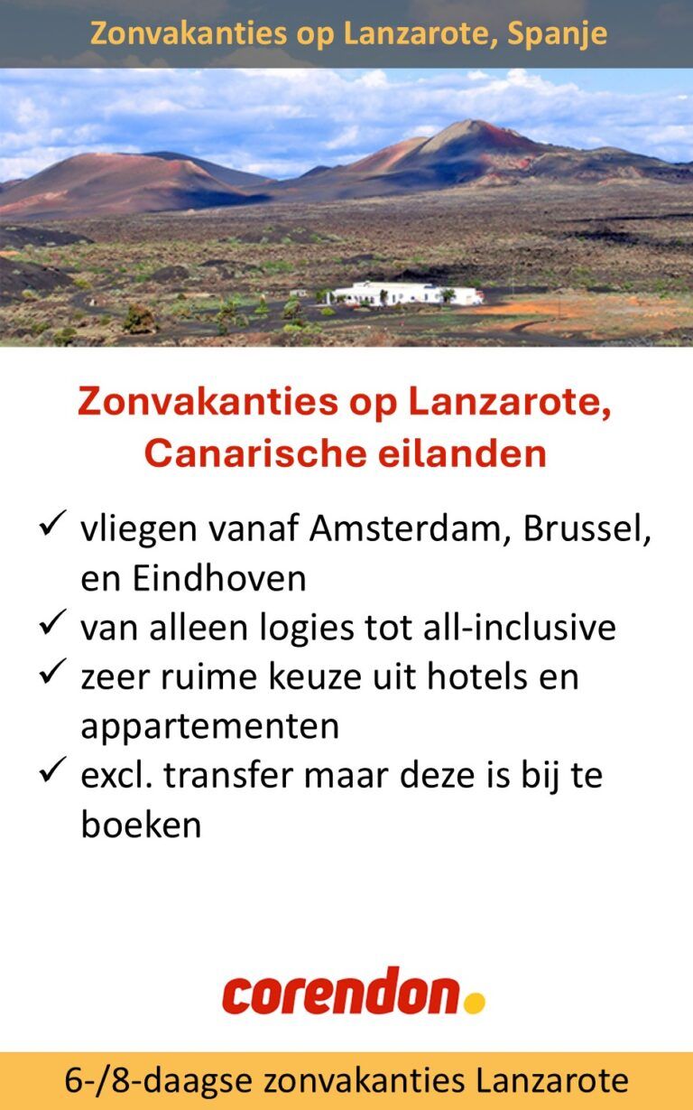 Corendon – Lanzarote – zonvakanties
