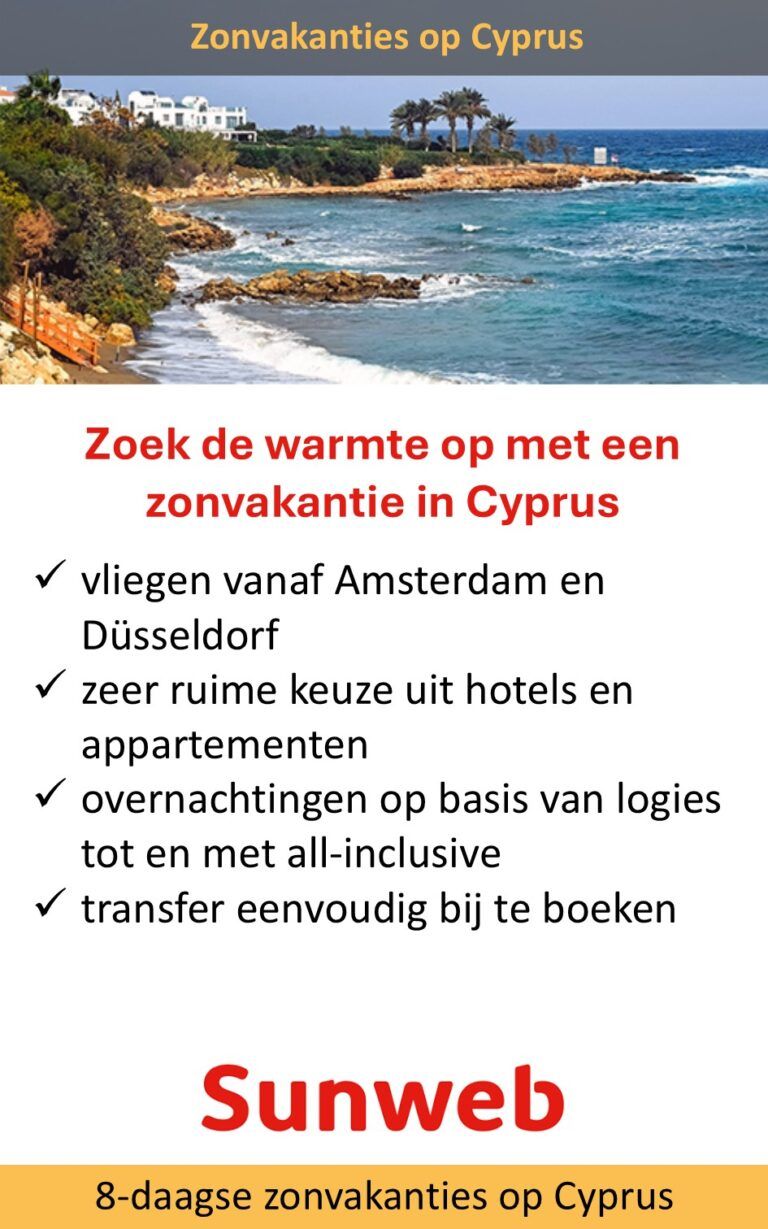 Sunweb – Cyprus – zonvakanties
