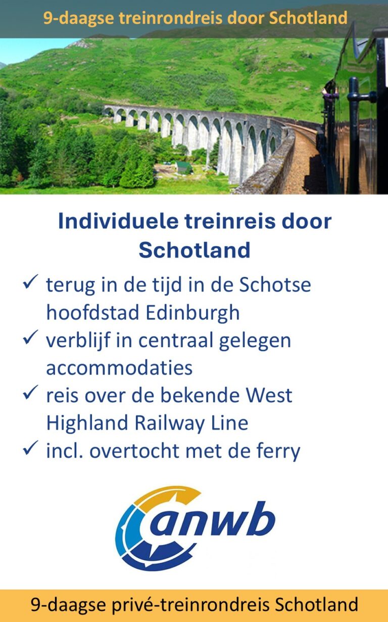 ANWB – Schotland – treinrondreis