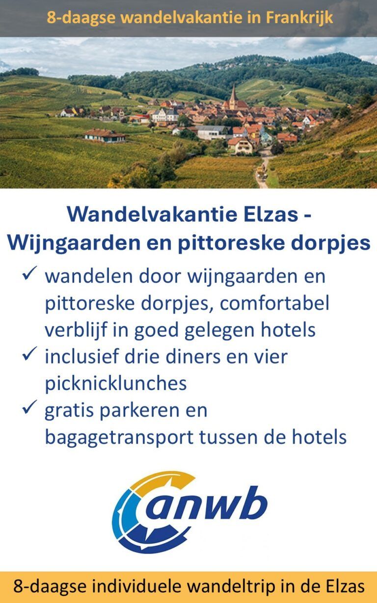 ANWB – Frankrijk – wandeltrip – Elzas