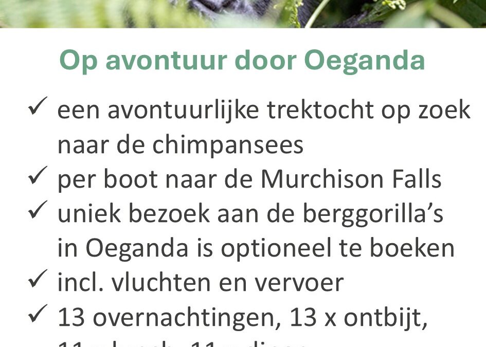 Afrika Plus – Oeganda – 15 dagen – groepsreis