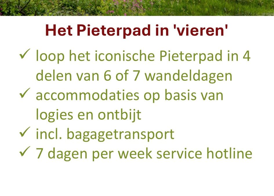 Countyhike – Nederland – Pieterpad – 4 delen