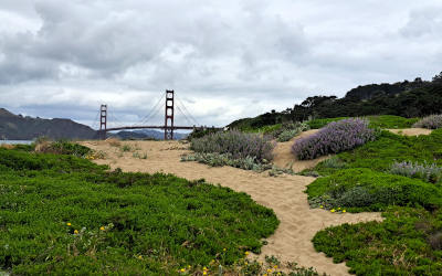 Spectaculaire uitzichten op het Coastal Path in San Francisco