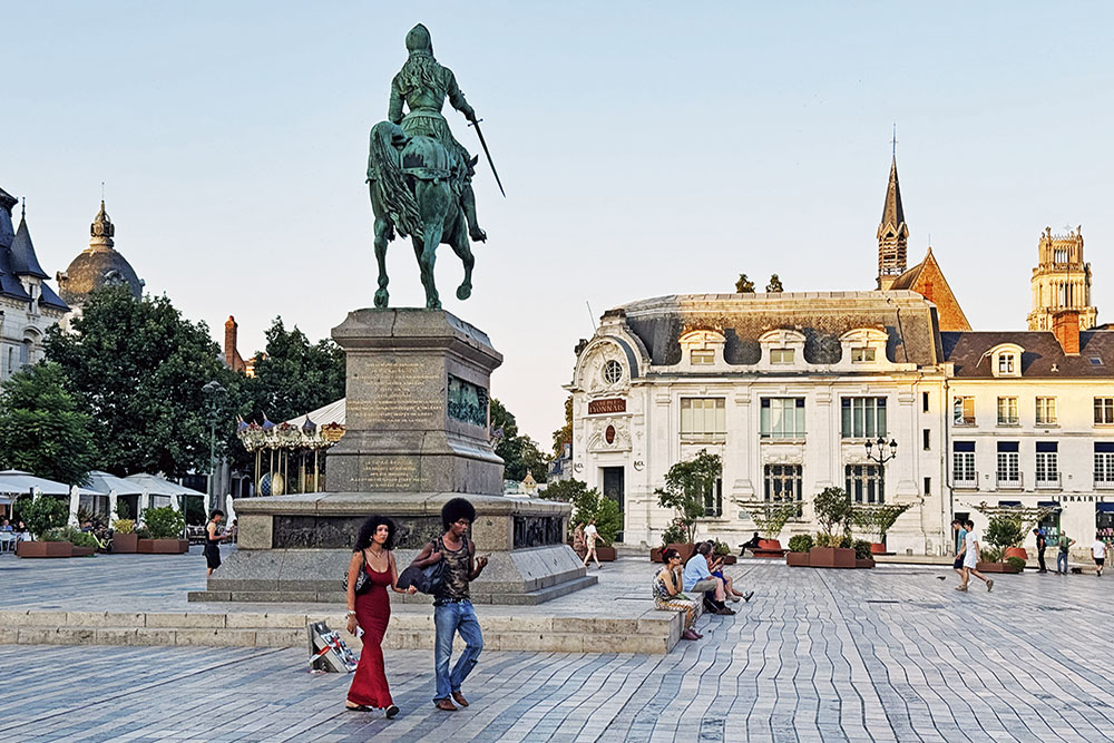 Place du Martroi in Orléans